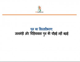 पुल का विस्तारीकरण: जानामेड़ी और चिड़ियावासा पुल की चौड़ाई नहीं बढ़ाई