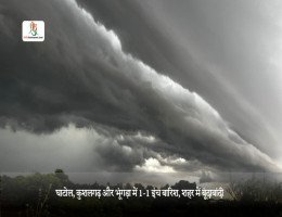 घाटोल, कुशलगढ़ और भूंगड़ा में 1-1 इंच बारिश, शहर में बूंदाबांदी