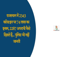 राजस्थान में 2343 वांटेड:इन पर 74 लाख का इनाम, 2287 अपराधी कैसे दिखते हैं... पुलिस भी नहीं जानती